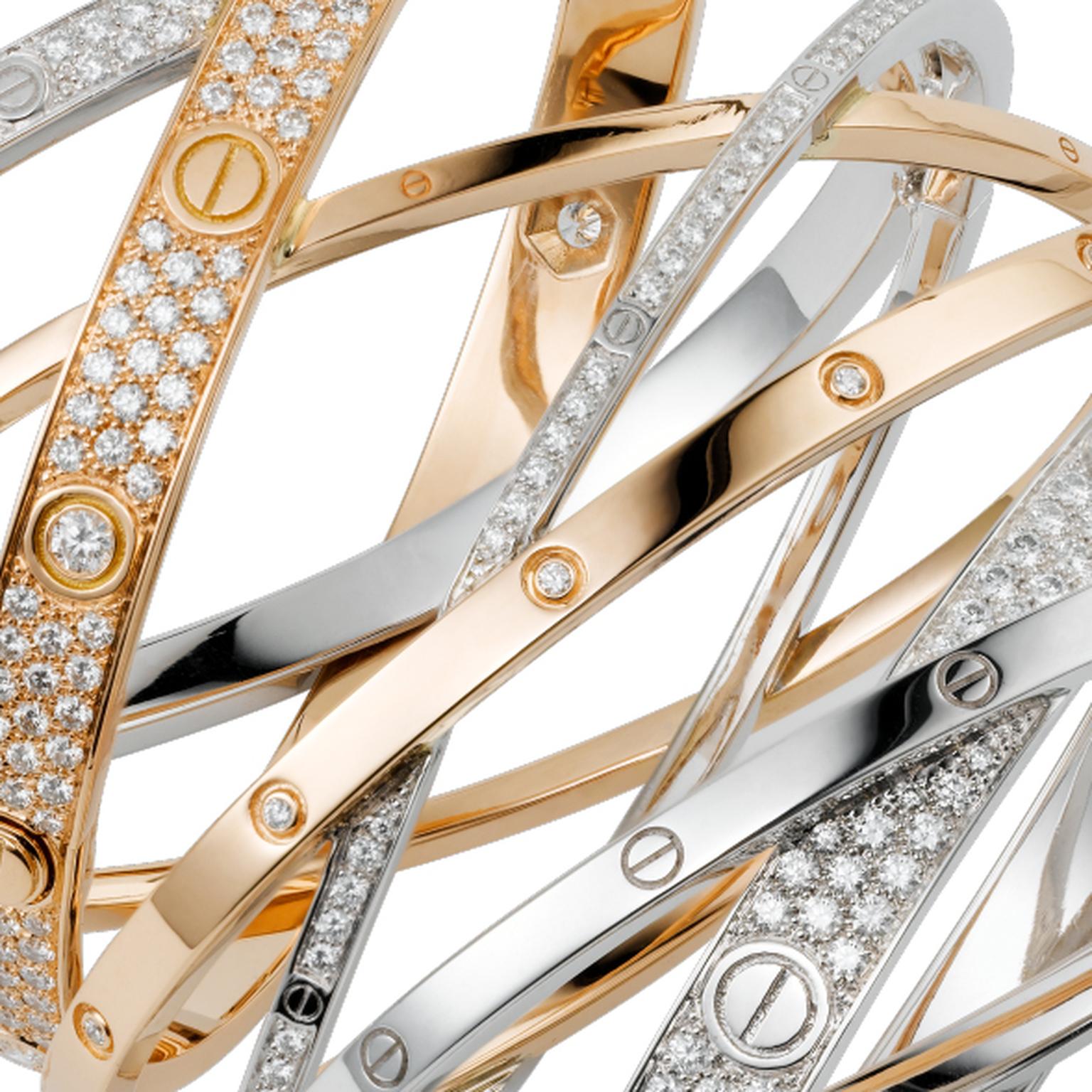 دستبند طلا کارتیر زنانه